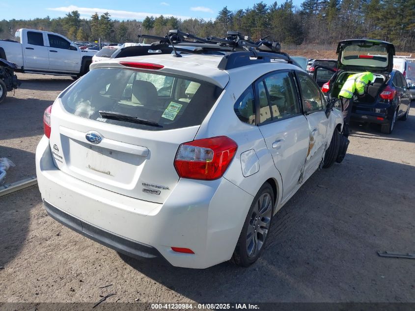 2013 SUBARU IMPREZA 2.0I SPORT LIMITED - JF1GPAS6XD2886765