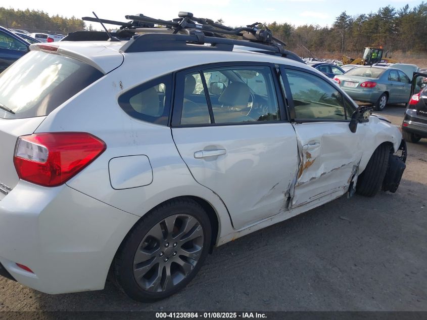 2013 SUBARU IMPREZA 2.0I SPORT LIMITED - JF1GPAS6XD2886765