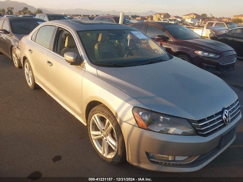 VIN 1VWCN7A30DC038698 2013 VOLKSWAGEN PASSAT no.1