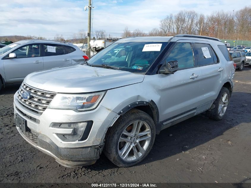 VIN 1FM5K8D80GGA05095 2016 Ford Explorer, Xlt no.2