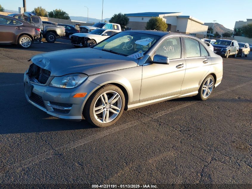 VIN WDDGF4HB7EA929569 2014 Mercedes-Benz C 250, Lux... no.2