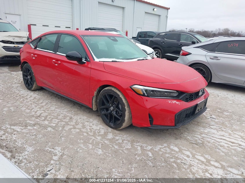 Vin: 19xfl2h81se007055, lot: 41721579, honda civic sport 2025 img_1