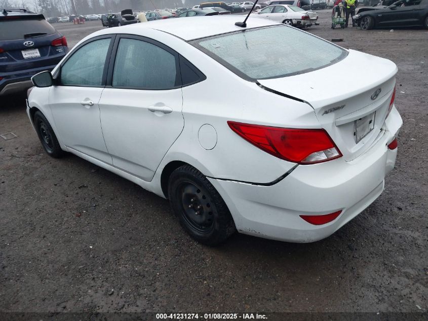 VIN KMHCT4AE8GU105888 2016 Hyundai Accent, SE no.3