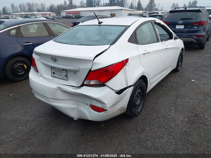 VIN KMHCT4AE8GU105888 2016 Hyundai Accent, SE no.6