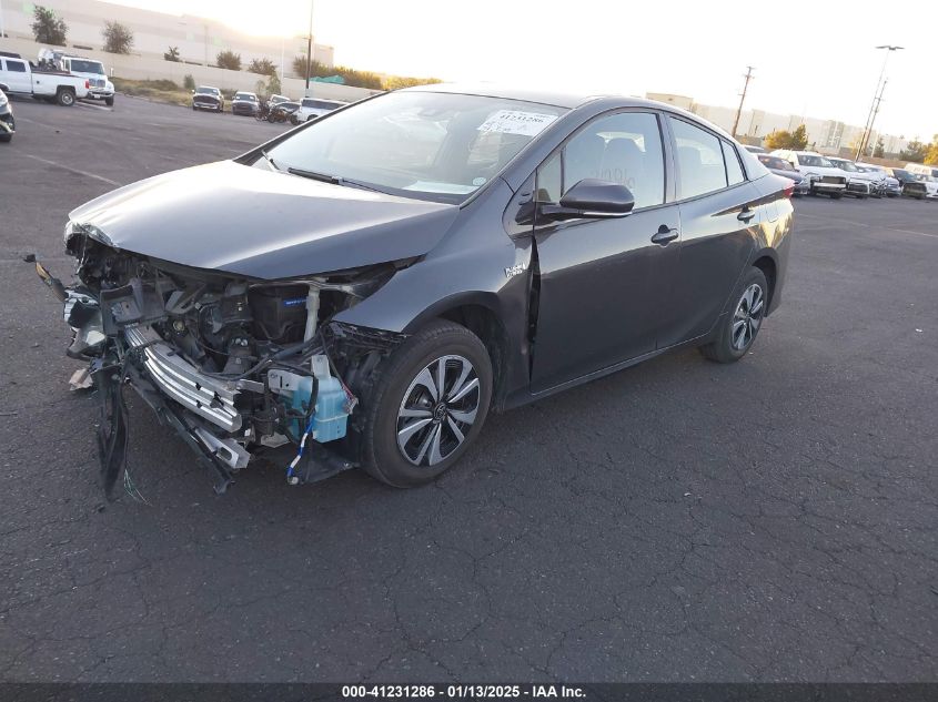 VIN JTDKARFP2H3052352 2017 Toyota Prius, Prime Premium no.2