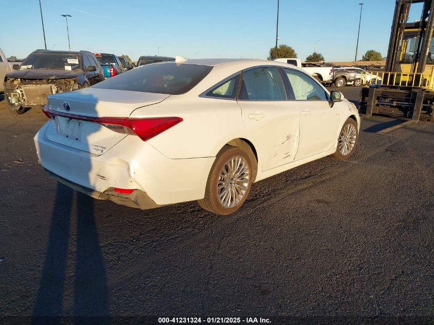 VIN 4T1B21FB9KU002158 2019 Toyota Avalon, Hybrid Li... no.4