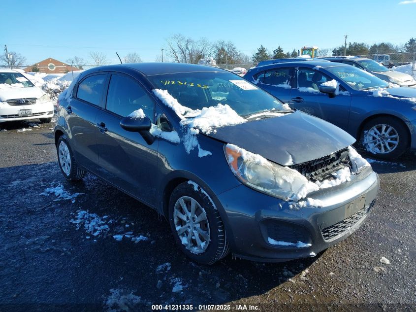 VIN KNADN5A39D6250037 2013 KIA RIO no.1