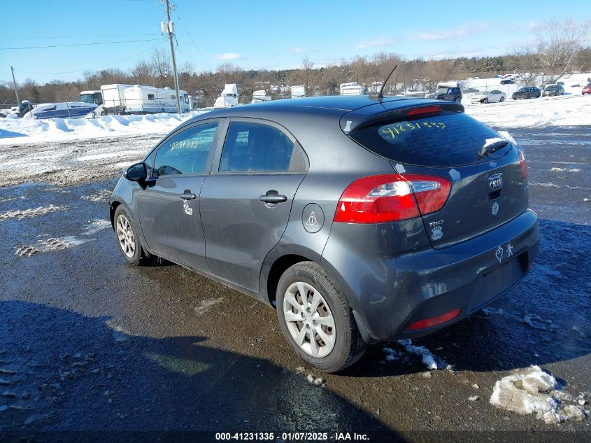 VIN KNADN5A39D6250037 2013 KIA RIO no.3