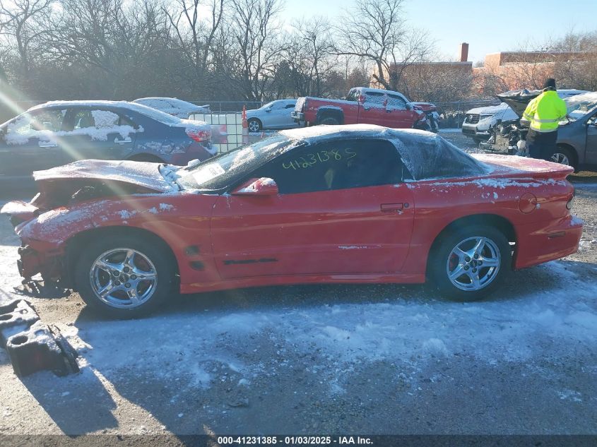 1998 Pontiac Firebird Trans Am VIN: 2G2FV32G4W2230921 Lot: 41231385