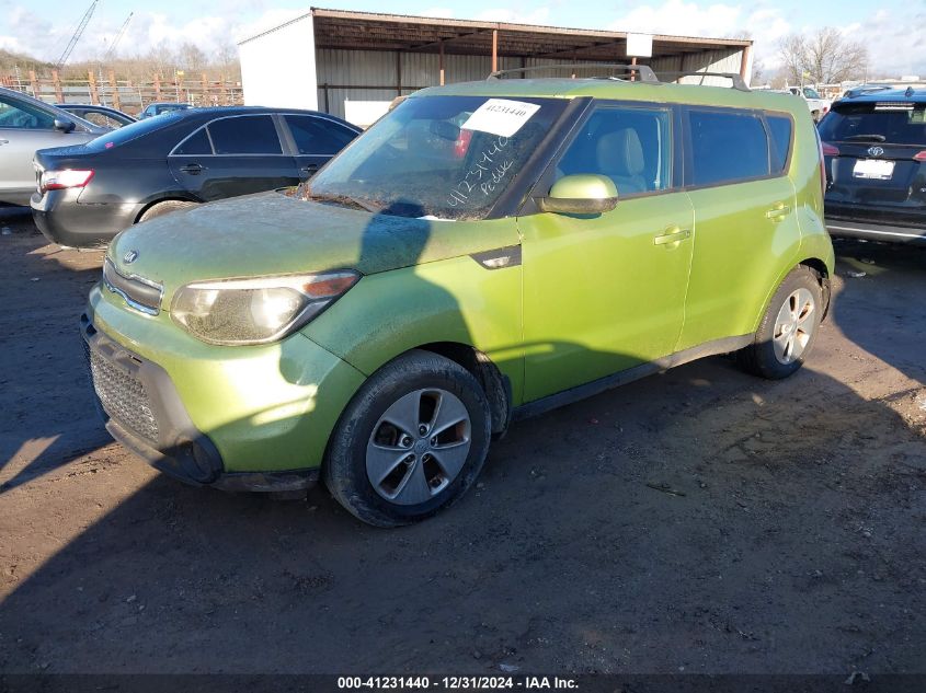 VIN KNDJN2A23E7717427 2014 KIA SOUL no.2