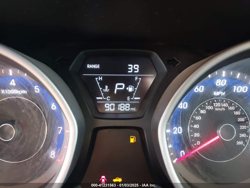 2016 HYUNDAI ELANTRA VIN: KMHDH4AEXGU491235