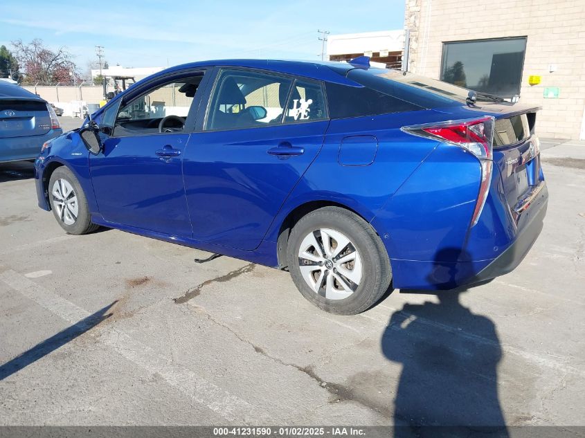 VIN JTDKBRFU7J3070497 2018 TOYOTA PRIUS no.3