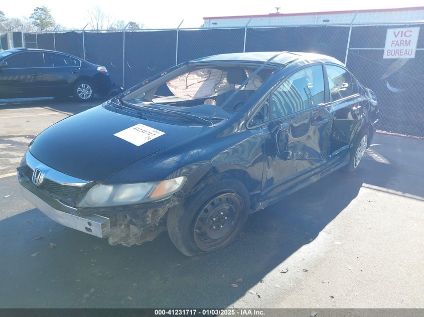 2011 HONDA CIVIC VIN: 2HGFA1F54BH517463