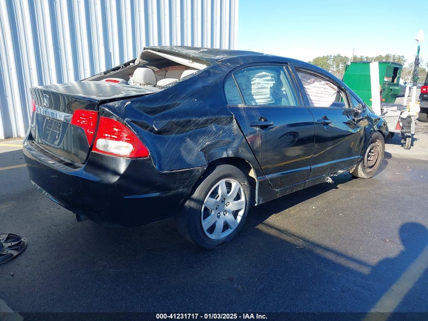 2011 HONDA CIVIC VIN: 2HGFA1F54BH517463