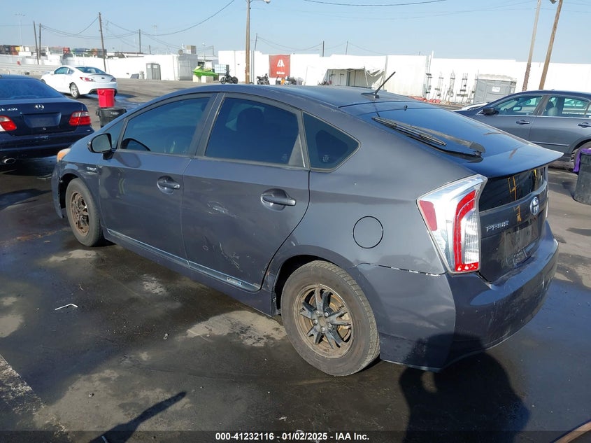2013 TOYOTA PRIUS VIN: JTDKN3DUXD5601157