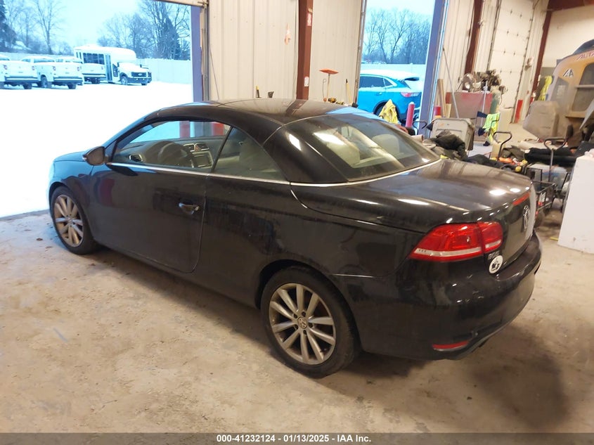 2012 VOLKSWAGEN EOS VIN: WVWBW7AH3CV008878