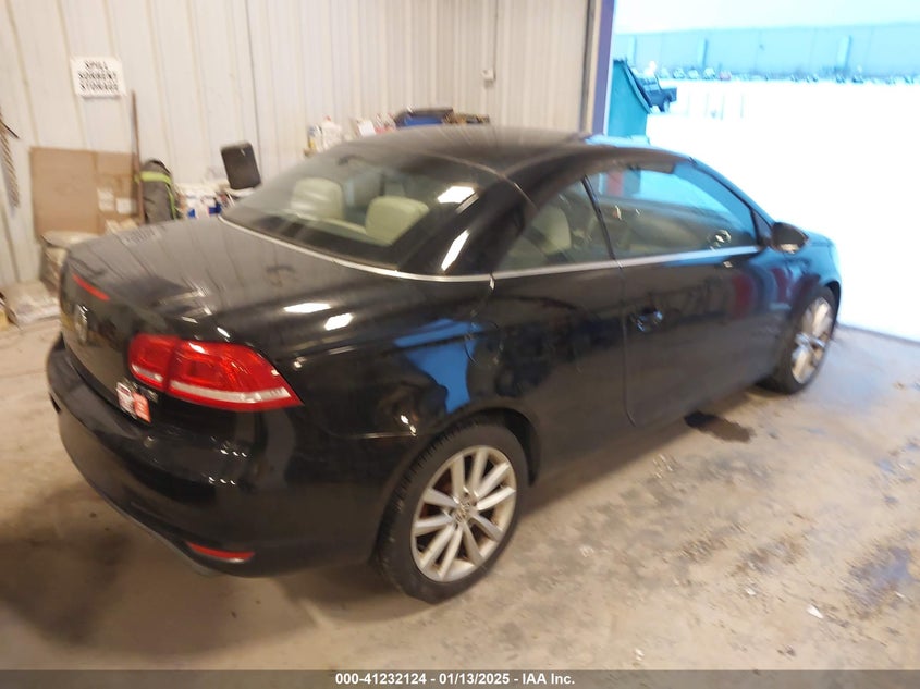 2012 VOLKSWAGEN EOS VIN: WVWBW7AH3CV008878