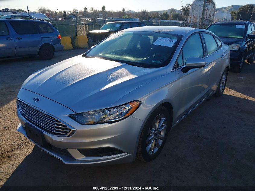 VIN 3FA6P0HD2HR294953 2017 Ford Fusion, SE no.2