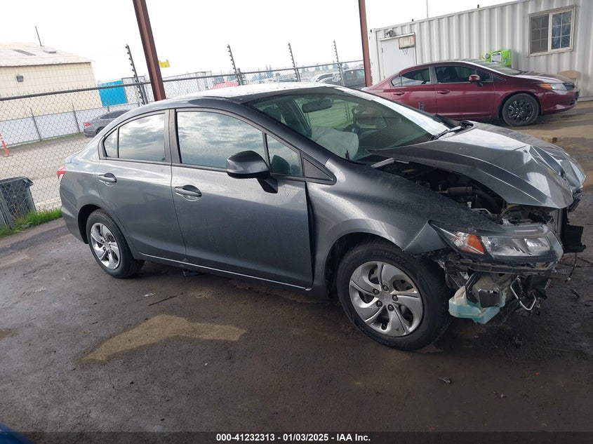 2013 HONDA CIVIC VIN: 19XFB2F53DE228509