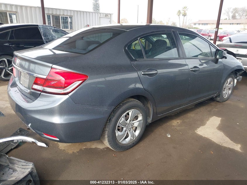 2013 HONDA CIVIC VIN: 19XFB2F53DE228509
