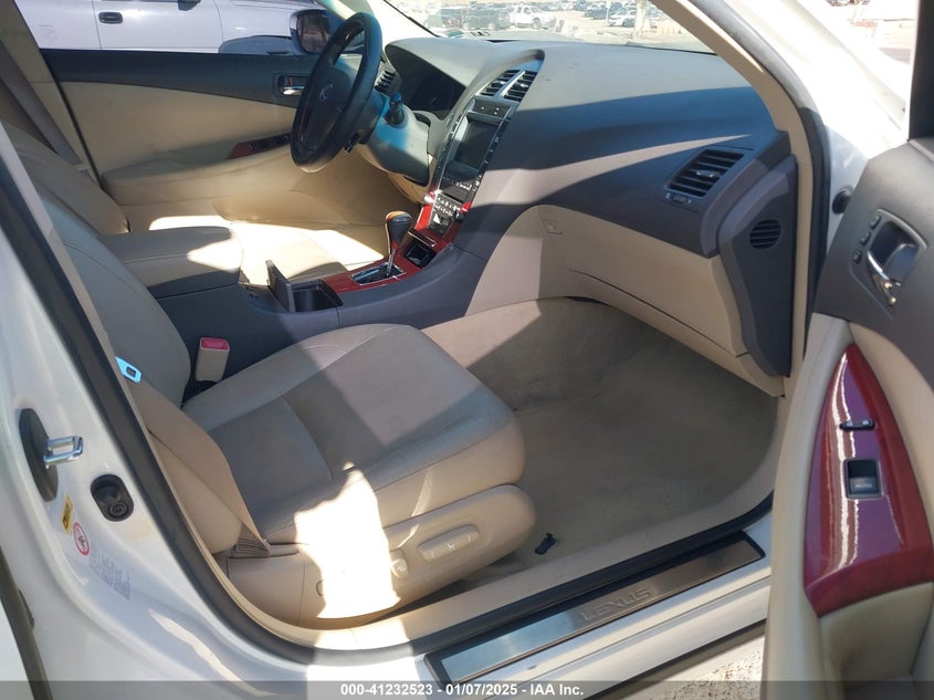 2008 LEXUS ES VIN: JTHBJ46G882225718
