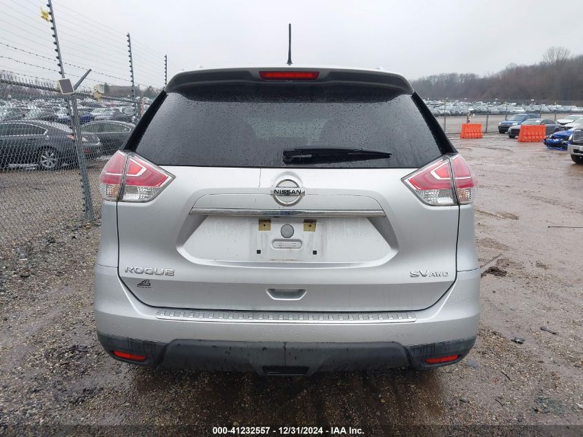 2015 Nissan Rogue Sv VIN: KNMAT2MV7FP556433 Lot: 41232557