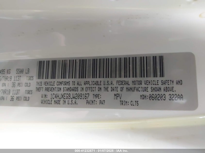 2018 JEEP WRANGLER UNLIMITED SAHARA 4X4 - 1C4HJXEG9JW209167
