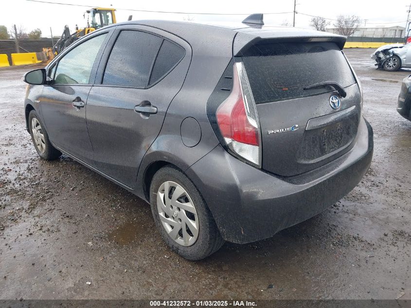 VIN JTDKDTB34F1581494 2015 Toyota Prius, C One no.3