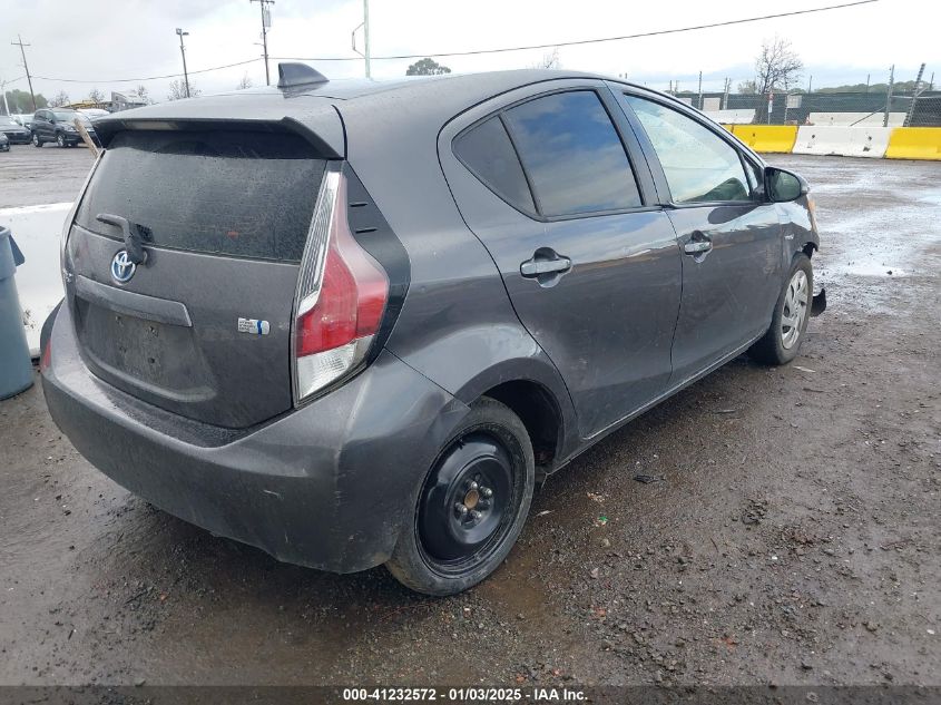 VIN JTDKDTB34F1581494 2015 Toyota Prius, C One no.4