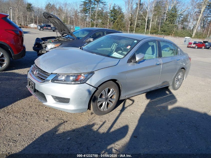 VIN 1HGCR2F3XDA210719 2013 Honda Accord, LX no.2