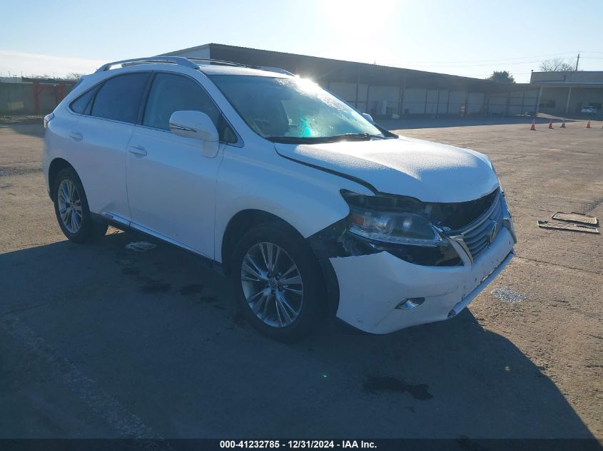 VIN JTJBC1BA7D2437335 2013 Lexus RX, 450H no.1