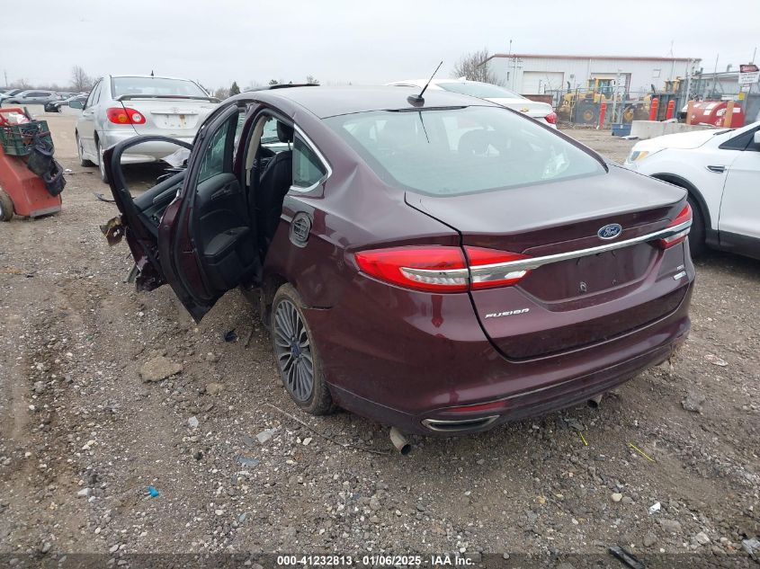 VIN 3FA6P0T90HR266796 2017 FORD FUSION no.3