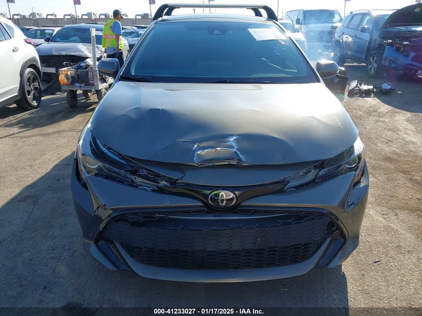 2019 TOYOTA COROLLA VIN: JTNK4RBE6K3063028