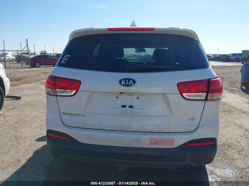 VIN 5XYPG4A55GG009602 2016 KIA Sorento, 3.3L Lx no.16