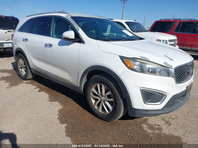 2016 KIA SORENTO 3.3L LX - 5XYPG4A55GG009602