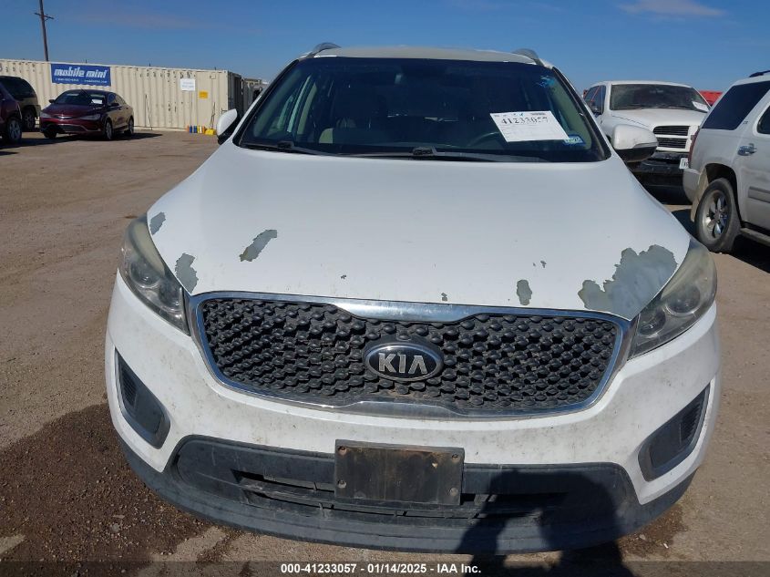 VIN 5XYPG4A55GG009602 2016 KIA Sorento, 3.3L Lx no.6