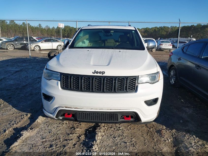 2017 Jeep Grand Cherokee Overland VIN: 1C4RJFCG8HC641729 Lot: 41233125