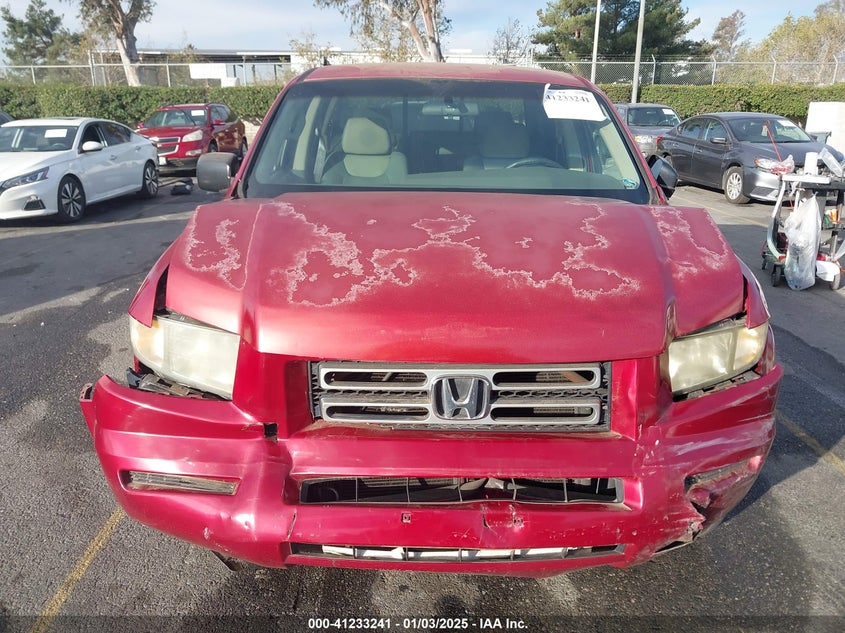 2006 HONDA RIDGELINE VIN: 2HJYK16266H558186