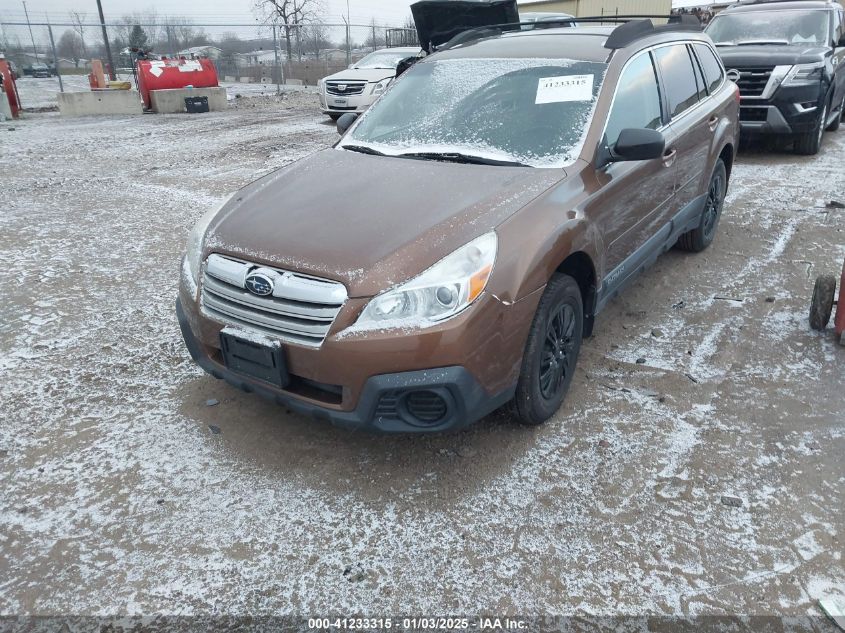 VIN 4S4BRBAC7D3262052 2013 Subaru Outback, 2.5I no.2