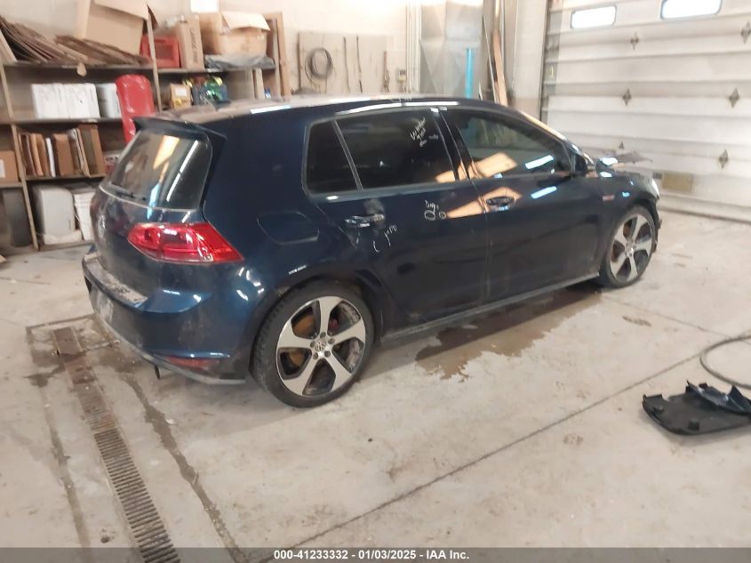 VIN 3VW4T7AU4FM061888 2015 Volkswagen Golf Gti, 2.0... no.4