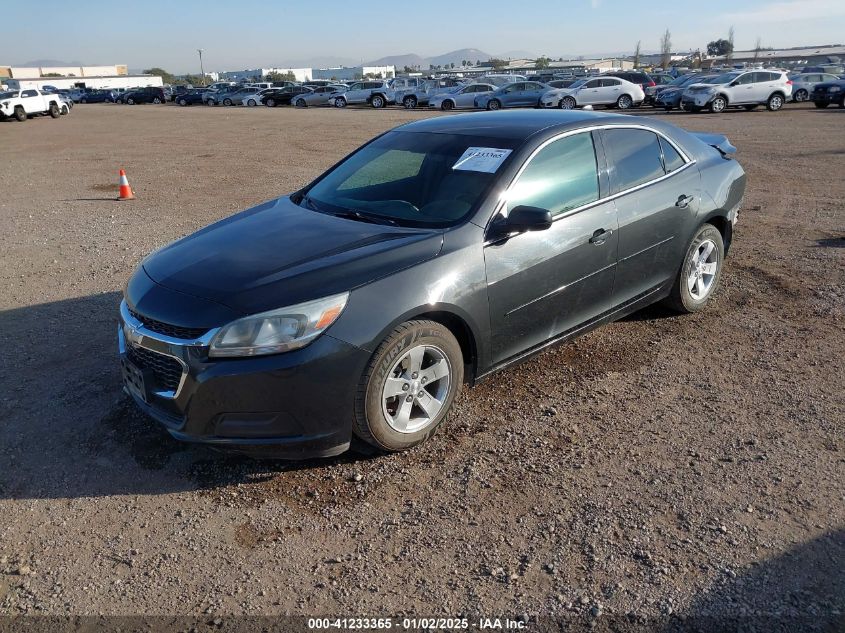 VIN 1G11B5SL1EF132491 2014 Chevrolet Malibu, 1LS no.2