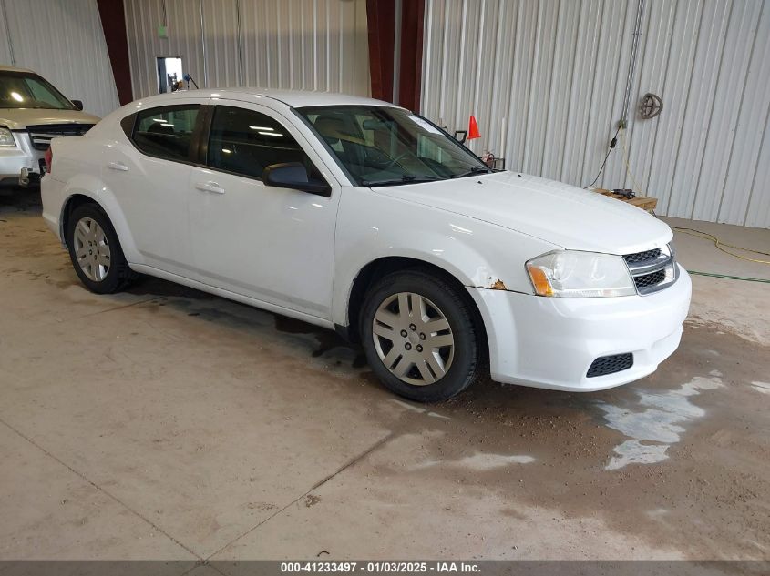 VIN 1C3CDZAB0DN596861 2013 DODGE AVENGER no.1