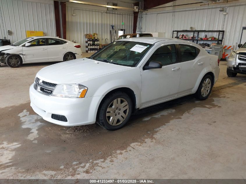 VIN 1C3CDZAB0DN596861 2013 DODGE AVENGER no.2