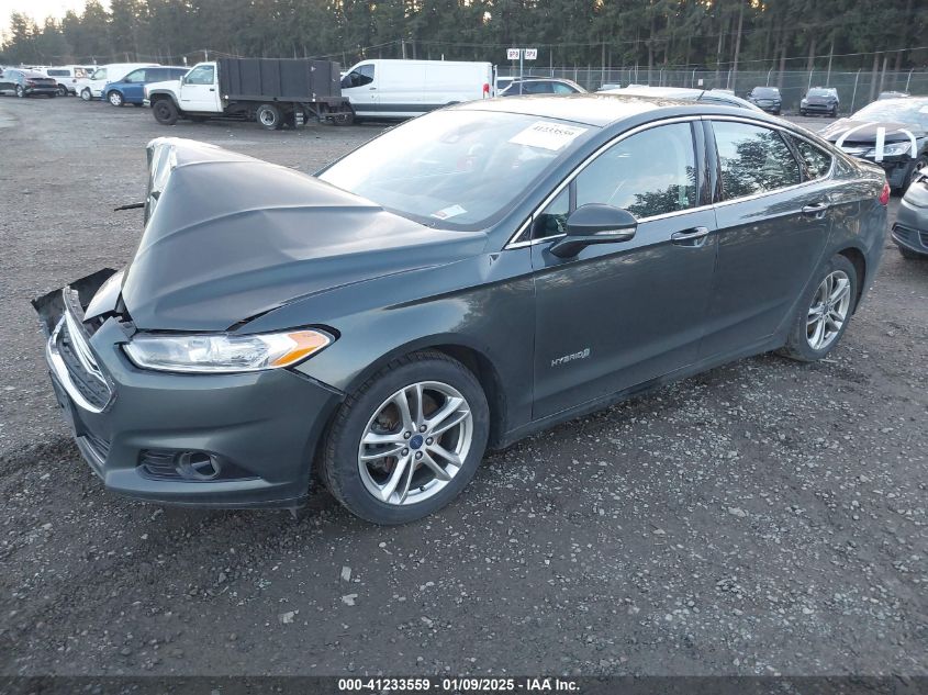 VIN 3FA6P0RU0FR206963 2015 Ford Fusion, Hybrid Tita... no.2