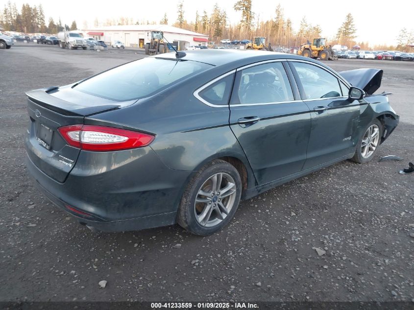 VIN 3FA6P0RU0FR206963 2015 Ford Fusion, Hybrid Tita... no.4