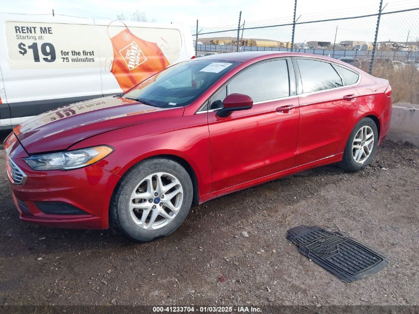 VIN 3FA6P0HD0HR343552 2017 Ford Fusion, SE no.2