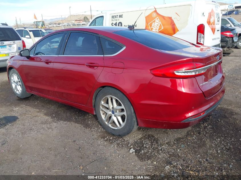 VIN 3FA6P0HD0HR343552 2017 Ford Fusion, SE no.3