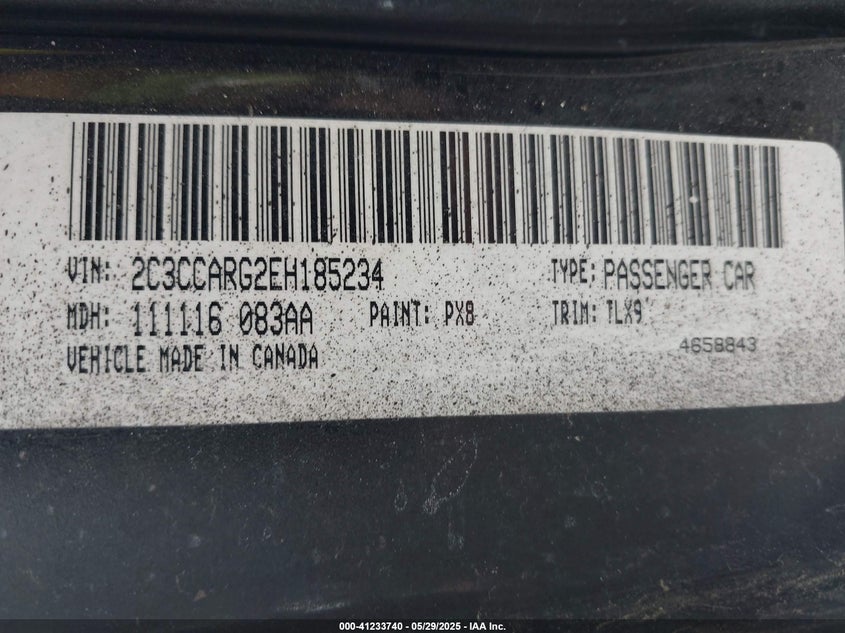 2004 Chrysler Sebring Gtc VIN: 1C3EL75R74N336965 Lot: 41233740