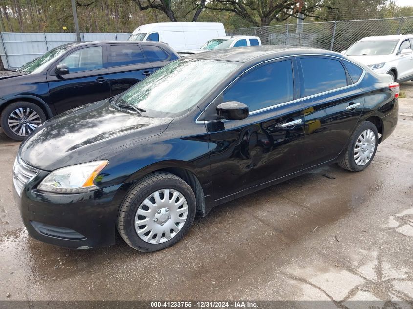 VIN 3N1AB7AP9FY333463 2015 Nissan Sentra, S no.2