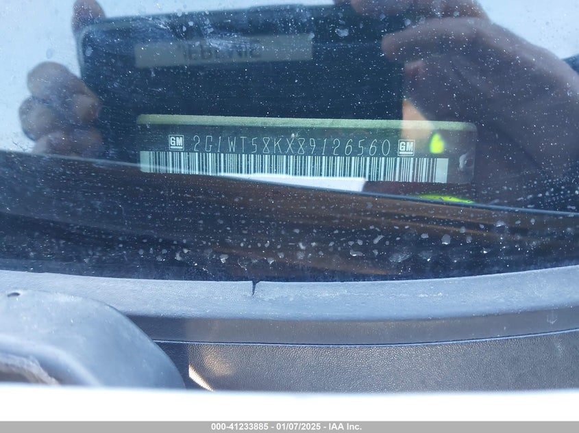 2008 Chevrolet Impala Lt VIN: 2G1WT58KX89126560 Lot: 41233885